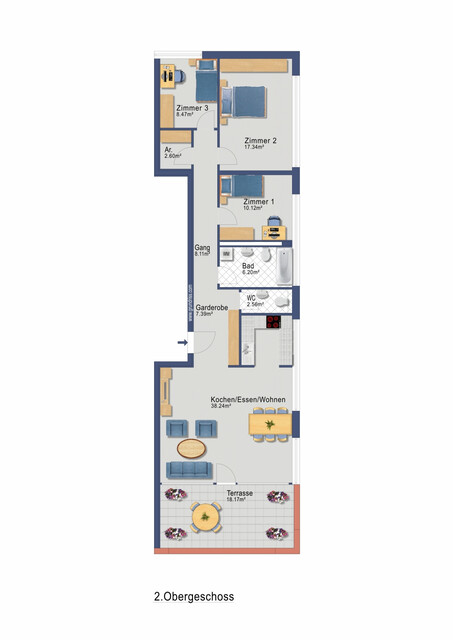 Moderne 4-Zimmerwohnung Platz für die ganze Familie