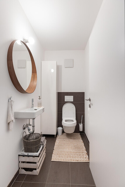 Attraktive 3-Zi- Dachterrassenwohnung in Grenznähe CH inkl. TG Platz teilmöbliert