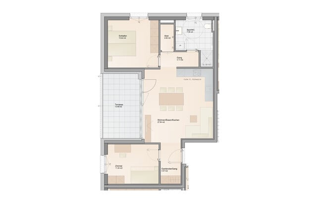 Fixer Baustart Frühjahr 2025: 3-Zimmer Dachgeschosswohnung | Perfekt für Paare | Wohnbauförderung (Top A08)