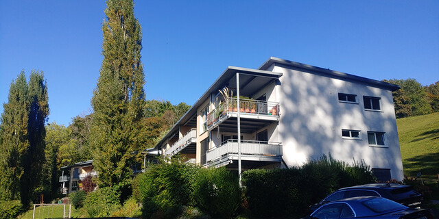 Helle Drei-Zimmerwohnung mit Ausblick über Götzis in ruhiger Lage am Wald