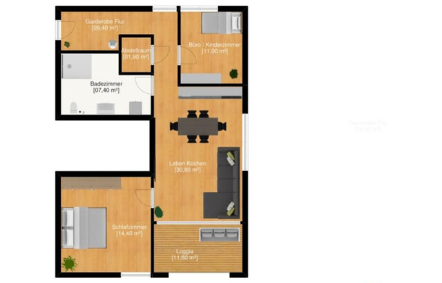 Hochwertige 3-Zimmerwohnung in Kleinwohnanlage