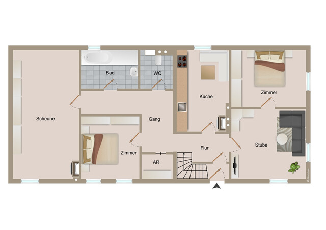 MEHRFAMILIENHAUS MIT VIEL GARTEN IN TOPLAGE