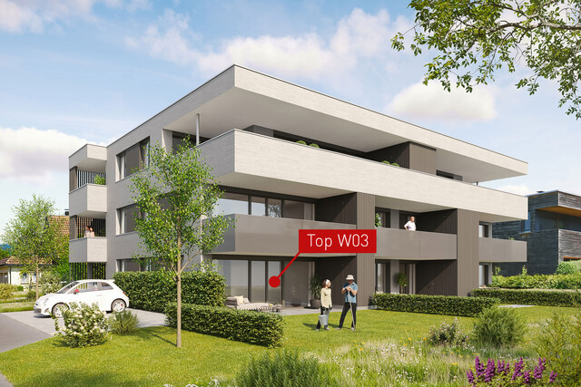 3-Zimmer-Wohnung (W03) Feldkirch-Waldgasse