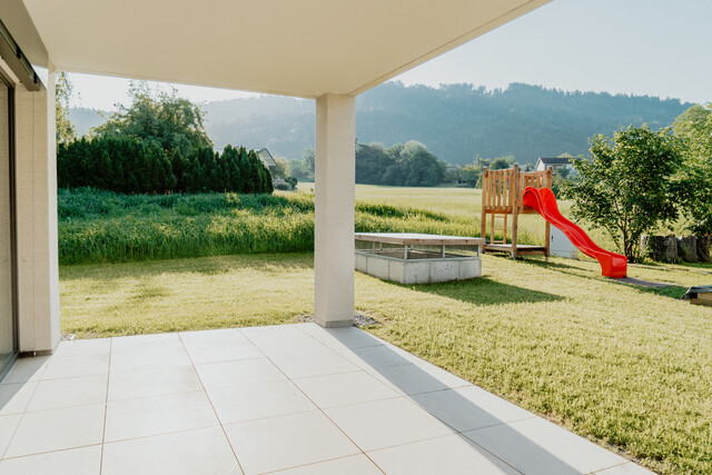 Gartenwohnung 4-Zimmer, Terrasse und 63 m² Garten, Hörbranz  | Top 2