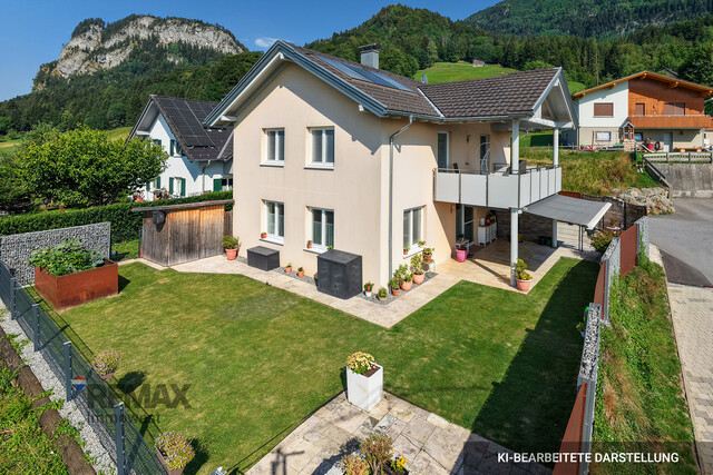 Ruhig wohnen, weit blicken, 
Natur direkt vor der Tür: Einfamilienhaus in Hohenems-Schuttannen