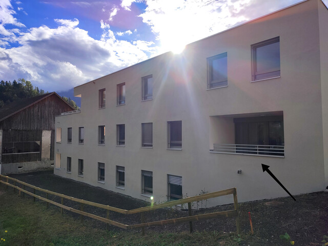 Zentral gelegene 2-Zimmer-Wohnung in Schlins
