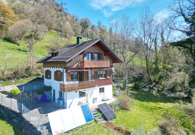 Einzigartig gelegenes Einfamilienhaus mit Rheintalblick