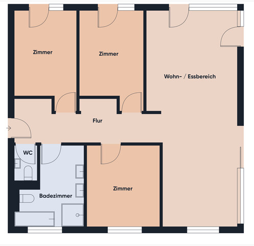 Erstbezug - Weitläufige 4-Zimmer-Gartenwohnung in bester Lage von Langen bei Bregenz