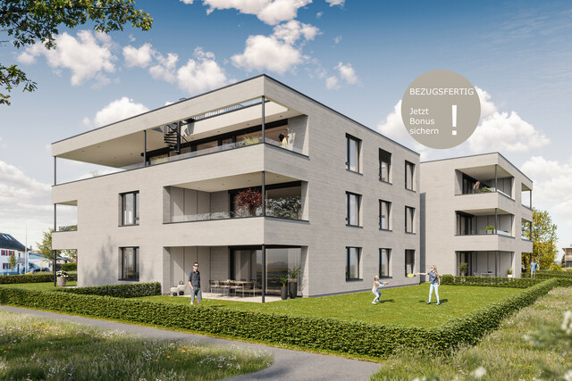 Große 3-Zi-Terrassenwohnung | Schlössleblick | Exklusive Austattung - Wohnen am Schlössle  Top W08