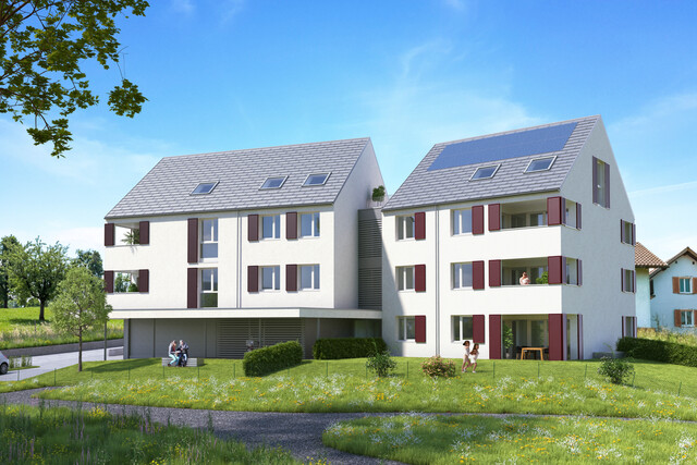 5-Zimmer-Maisonettewohnung im Dachgeschoss mit 2 Bädern und Blick ins Grüne