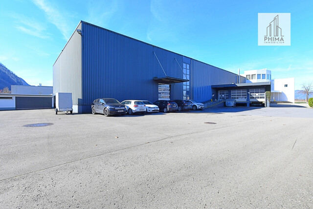 Lagerhalle mit eigener Laderampe zur Miete in Hohenems