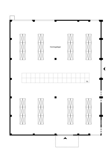 Lagerhalle mit eigener Laderampe zur Miete in Hohenems