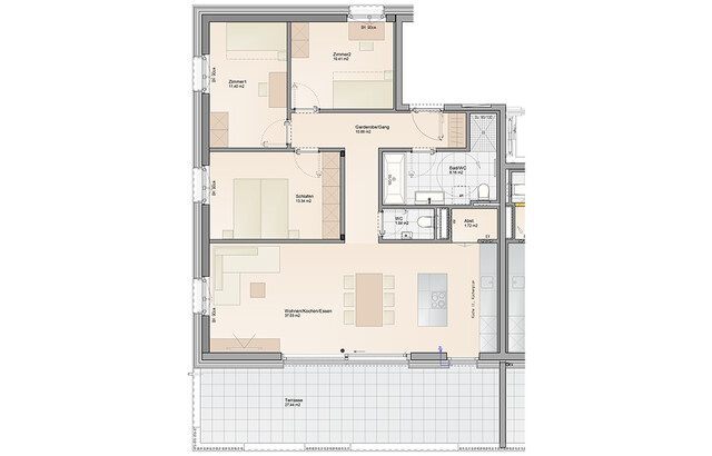 Rückzugsort mit Stil – 4-Zimmer Neubauwohnung in Toplage in Lustenau