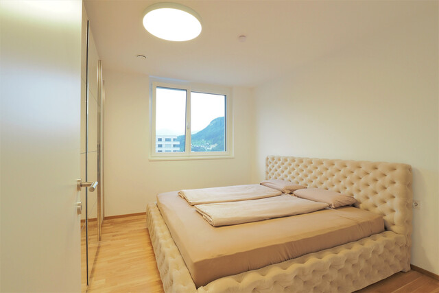 Urban und modern Wohnen in Feldkirch Bahnhofcity: 2-Zimmerwohnung im Dachgeschoss 