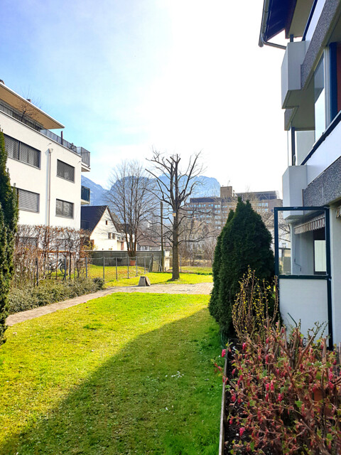 2-Zimmer-Wohnung mit ruhiger Terrasse im Zentrum von Dornbirn