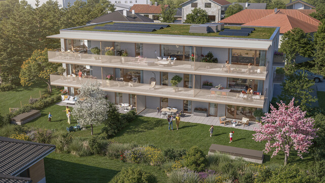 Sonnige 4- Zimmer Garten Wohnung in Hard am Bodensee