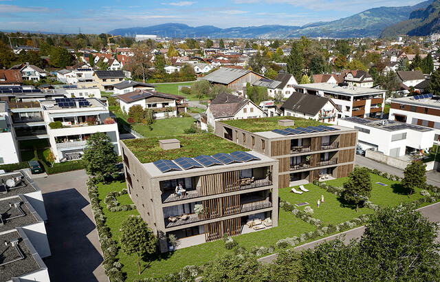 2-Zimmer Terrassenwohnung in ruhiger Zentrumslage (Top A05)