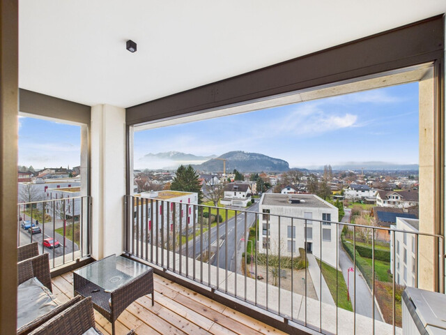 Helle 3-Zimmer-Neubau-Wohnung mit Loggia im Herzen von Götzis