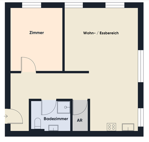 Gepflegte 2-Zimmer-Wohnung in Lauterach