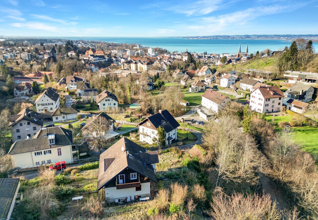 Exklusiver Baugrund in Prestigelage mit Panoramablick über den Bodensee