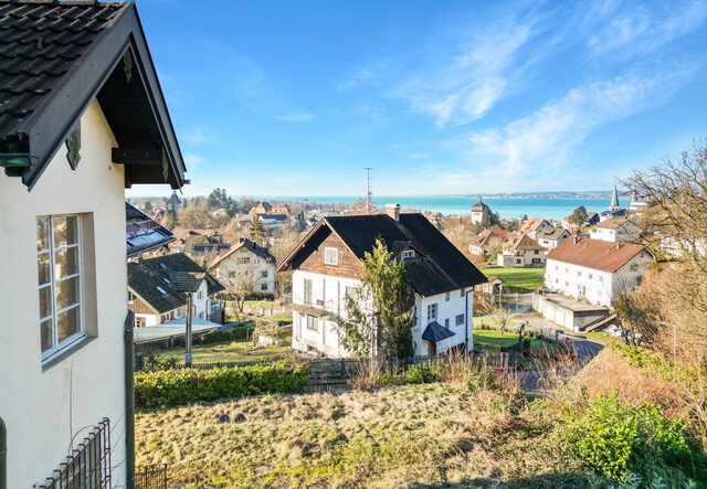 Exklusiver Baugrund in Prestigelage mit Panoramablick über den Bodensee