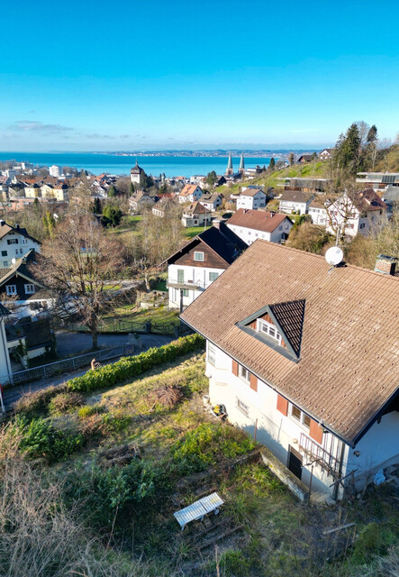 Exklusiver Baugrund in Prestigelage mit Panoramablick über den Bodensee