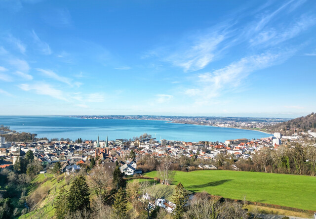 Exklusiver Baugrund in Prestigelage mit Panoramablick über den Bodensee