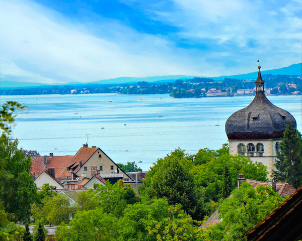 Exklusiver Baugrund in Prestigelage mit Panoramablick über den Bodensee