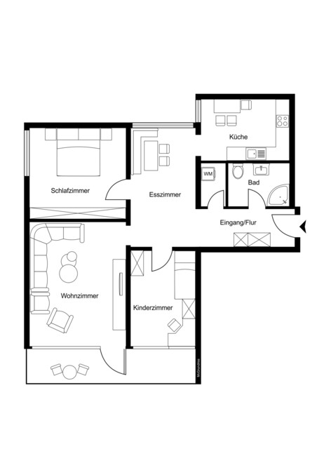 Attraktiv vermietete Wohnung mit Möglichkeiten