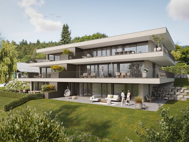 Seltene Gelegenheit: Ganze Etage als 2 ZWG mit traumhaftem Bodenseeblick in Lochau