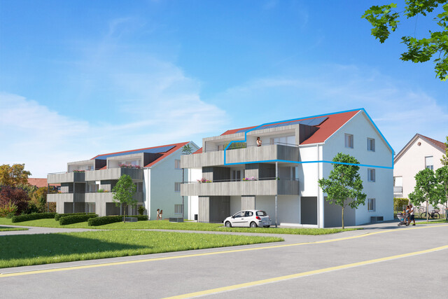 Tolle 3-Zi-Wohnung mit Terrasse