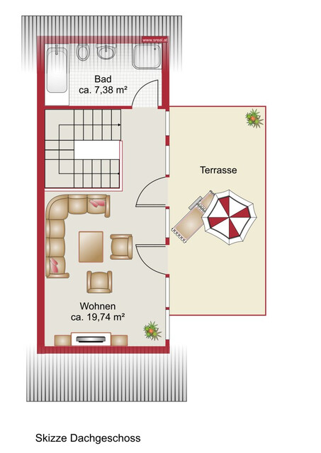 Top-Reihenhaus in Götzis