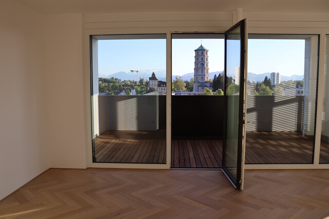 Exklusive Penthouse-2 Zimmer - Designerwohnung mit zwei Terrassen in Neubau in Bregenz
