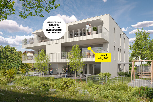 Sonnige 3-Zimmer-Terrassenwohnung | A03