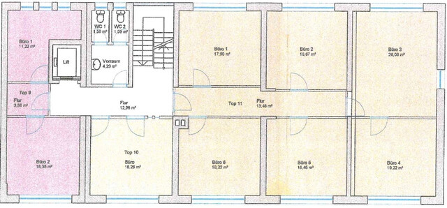 Büroflächen zwischen 20 - 100 m² zu vermieten!