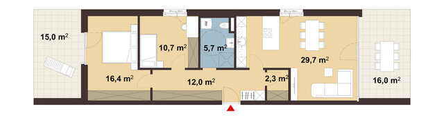 3-Zimmer-Gartenwohnung mit 2 Terrassen zum Wohlfühlen I Whg C04