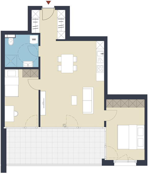 3 ZIMMER WOHNUNG MIT BALKON ZU VERKAUFEN