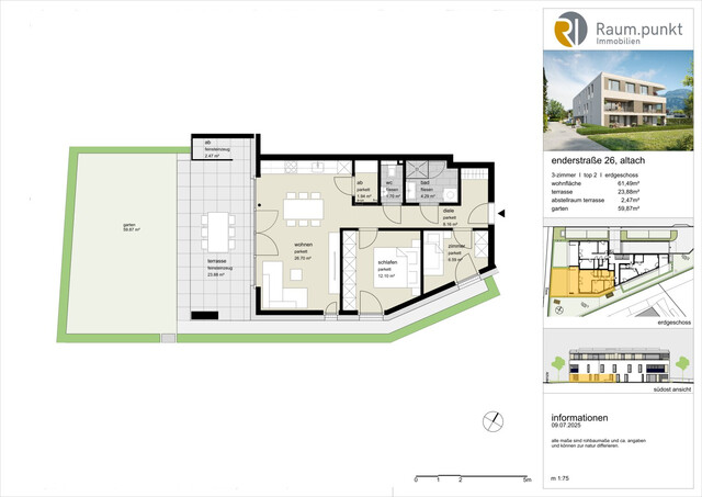 3 -Zimmer-Gartenwohnung - Top 02 - V.2