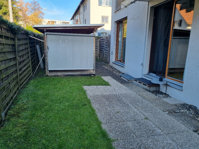 STADTLEBEN MIT GARTEN – 2-ZIMMER-WOHNUNG IN DER KUENGASSE BREGENZ