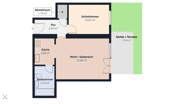 Feldkirch | Kompakte Gartenwohnung in guter Lage