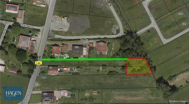 Naturnahes Grundstücke mit atemberaubenden Blick in Lustenau Forststraße