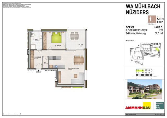 WA Mühlbach TOP C7 Dachgeschoßwohnung