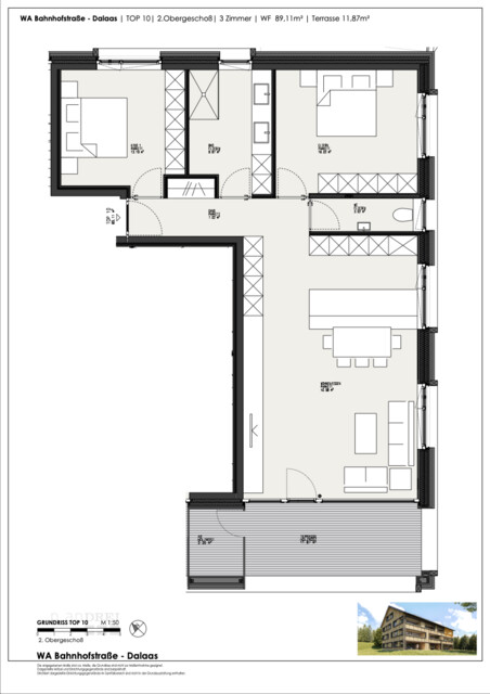 Exklusive 3-Zimmerwohnung mit Panoramablick (NEUBAU TOP10)