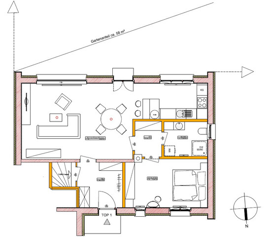 Batschuns: 2-Zimmer-Gartenwohnung in herrlicher Lage zu vermieten