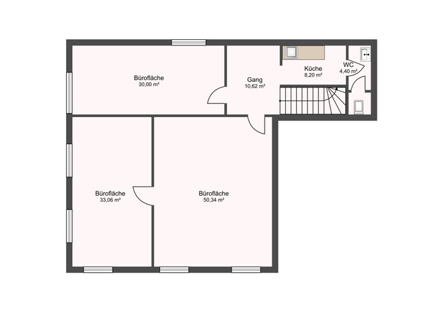 Bürofläche in Lauterach mit 3 Stellplätzen – 1. Etage, top Lage!
