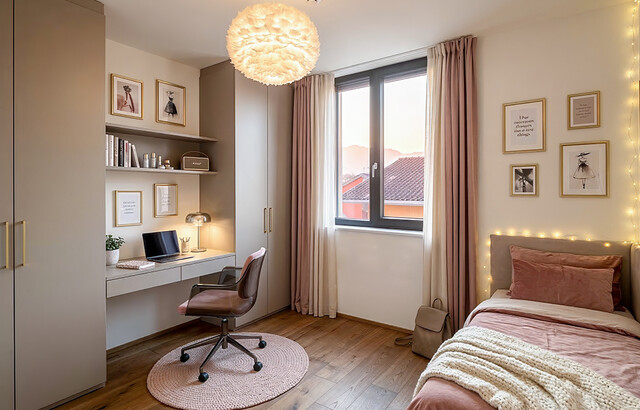 3-Zimmer Dachgeschosswohnung mit idealer Raumaufteilung (Top A07)