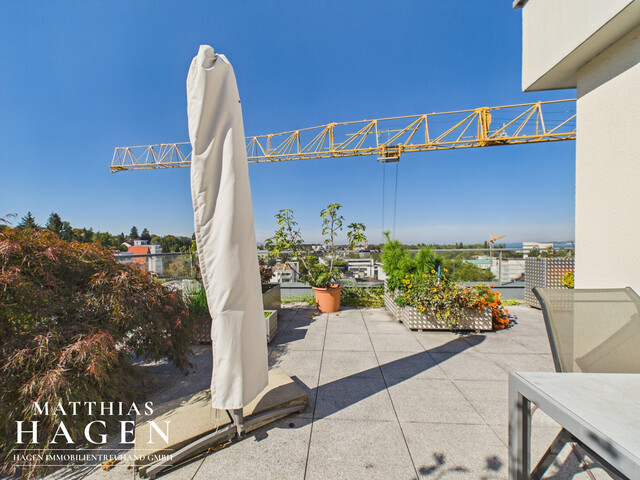 Einzigartige Wohnresidenz mit unverbaubarem Bodenseeblick und über 130 m² Terrasse