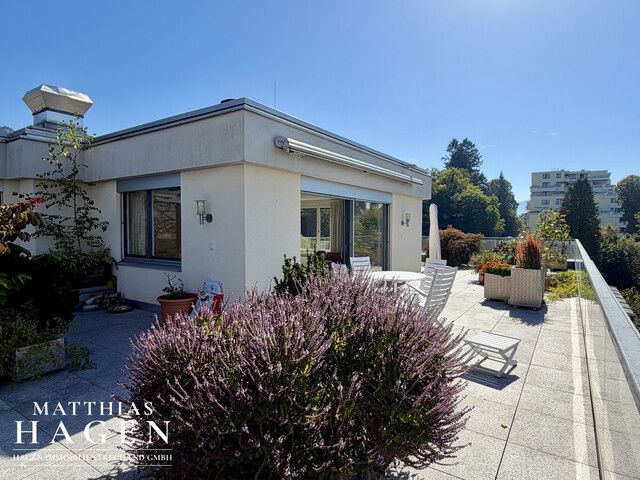 Einzigartige Wohnresidenz mit unverbaubarem Bodenseeblick und über 130 m² Terrasse