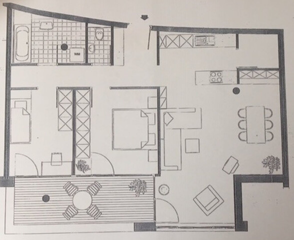 Zentrale 3-Zimmer Wohnung in Lustenau: Terrasse und Tiefgarage