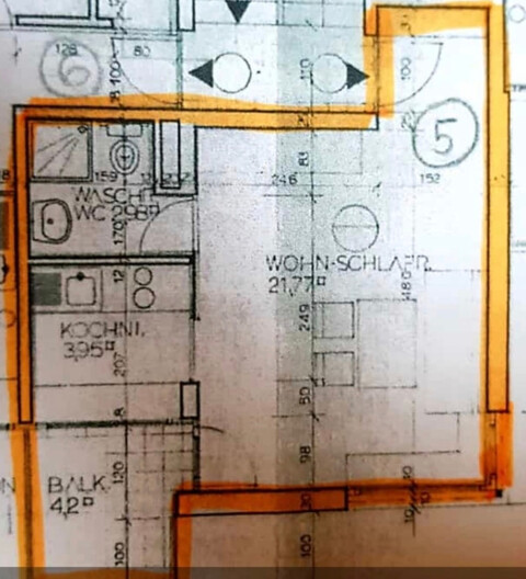 ANLEGEROBJEKT-niedliche 1-Zimmerwohnung in schöner Hanglage